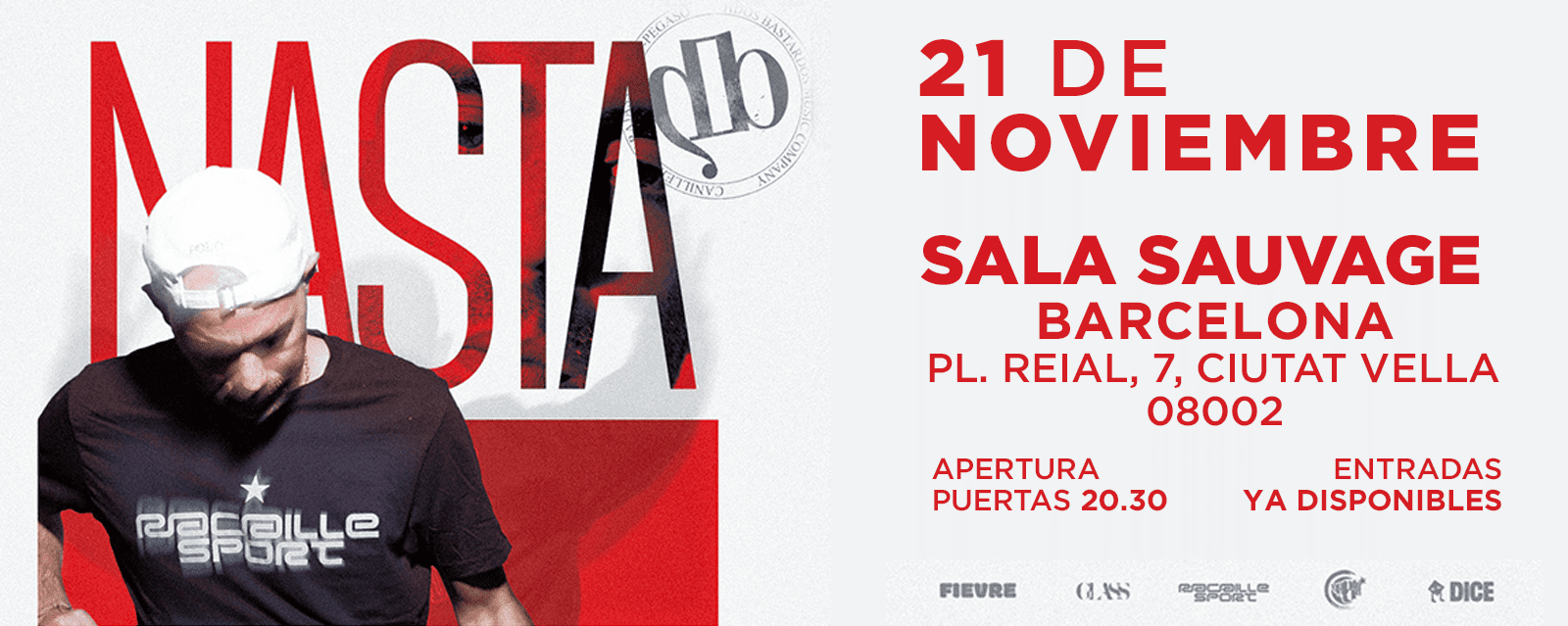 Nasta Club Sauvage 21 nov Barcelona Nasta Club Sauvage 21 nov Barcelona