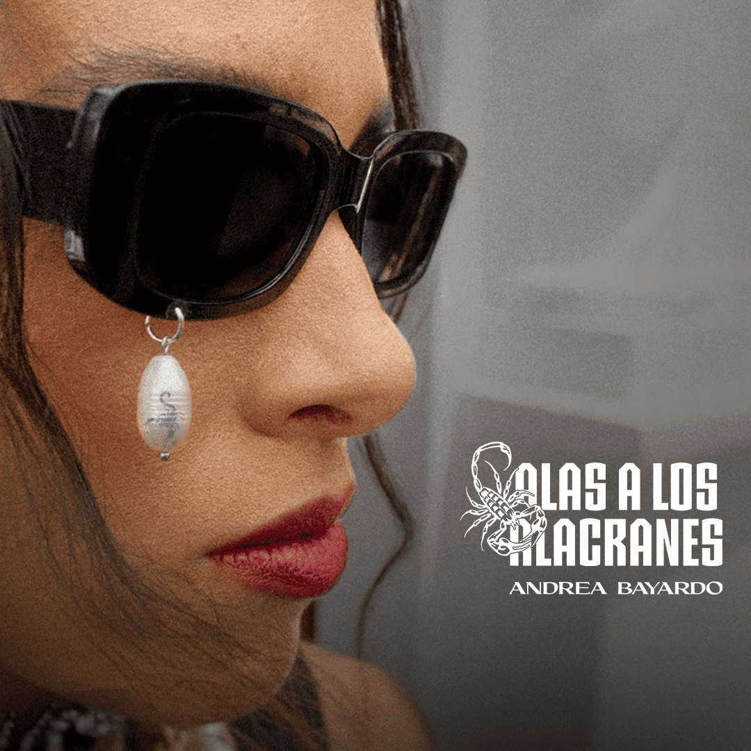 Portada del single "Olas a los Alacranes" de Andrea Bayardo.
