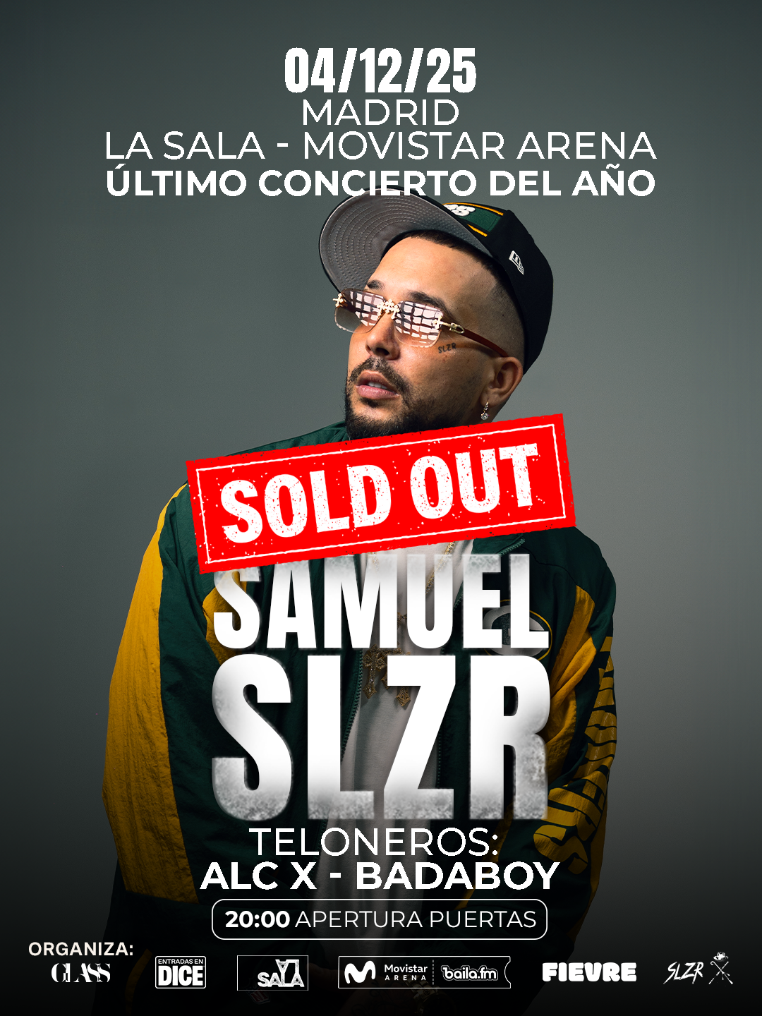 SAMUEL SLZR HACE SOLD OUT EN LA SALA DEL MOVISTAR ARENA