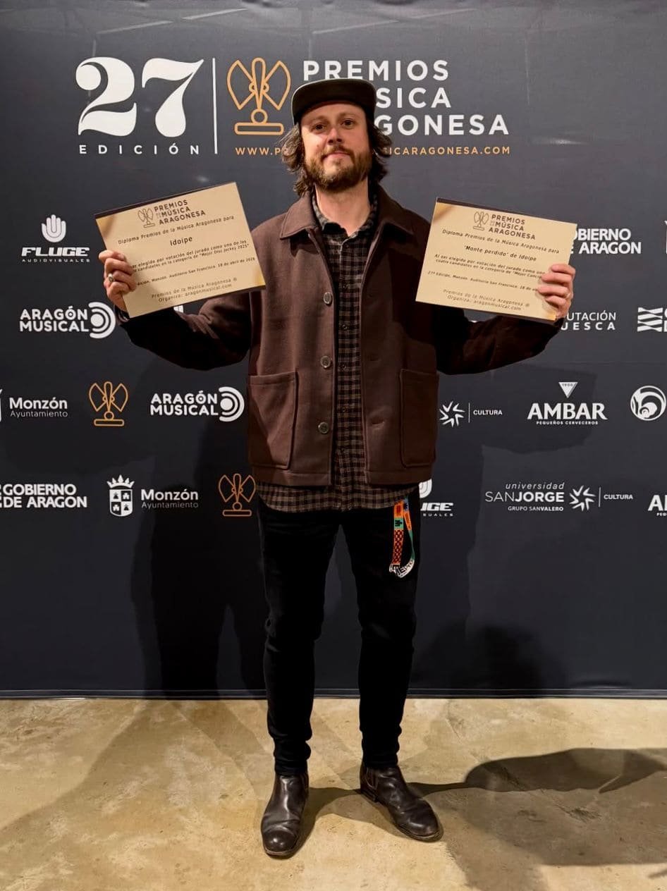 IDOIPE, CONSIGUE DOS NOMINACIONES EN LOS PREMIOS DE LA MÚSICA ARAGONESA