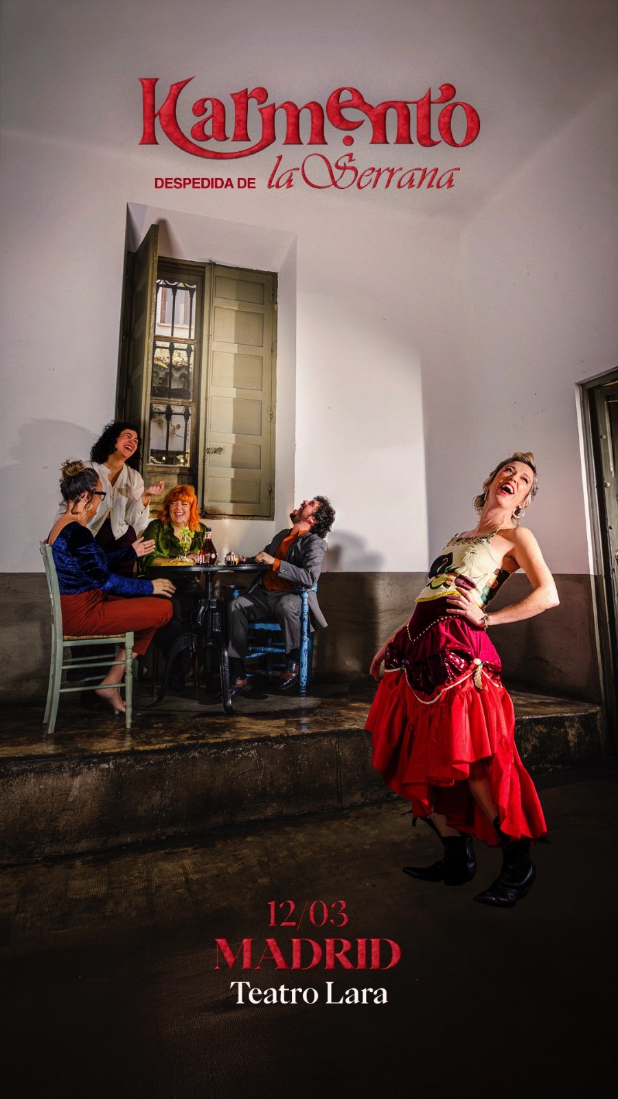 KARMENTO LLEGA ESTE 12 DE MARZO AL TEATRO LARA DE MADRID CON SU GIRA DE DESPEDIDA DE LA SERRANA