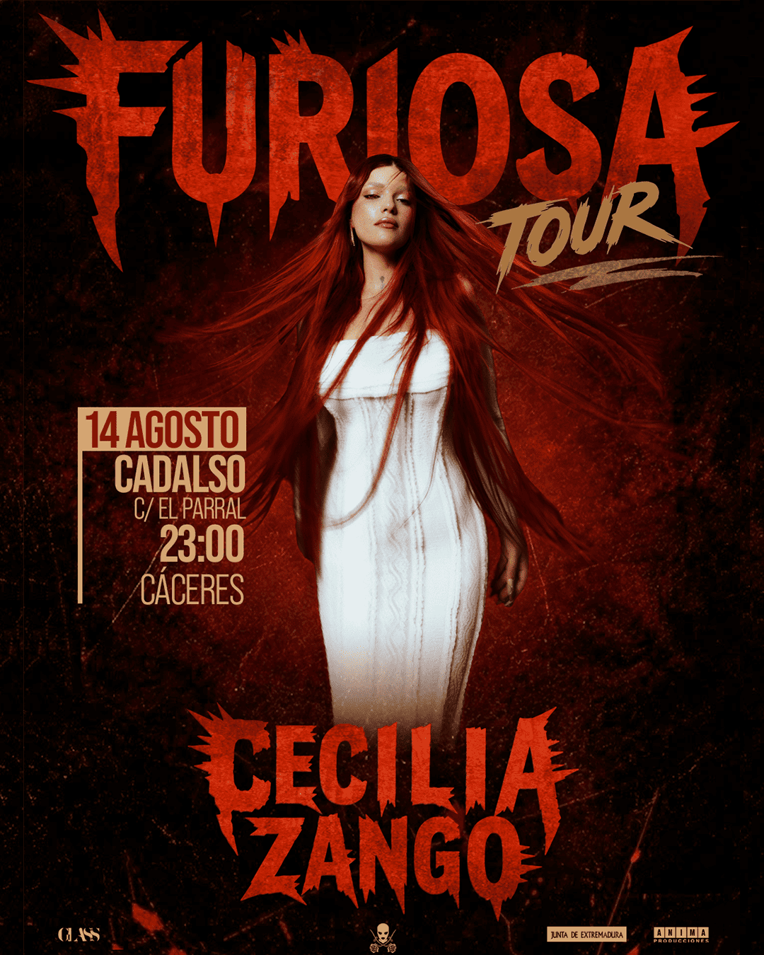 CECILIA ZANGO LLEGA A CÁCERES CON SU ESPERADO “FURIOSA TOUR” EL PRÓXIMO 14 DE AGOSTO