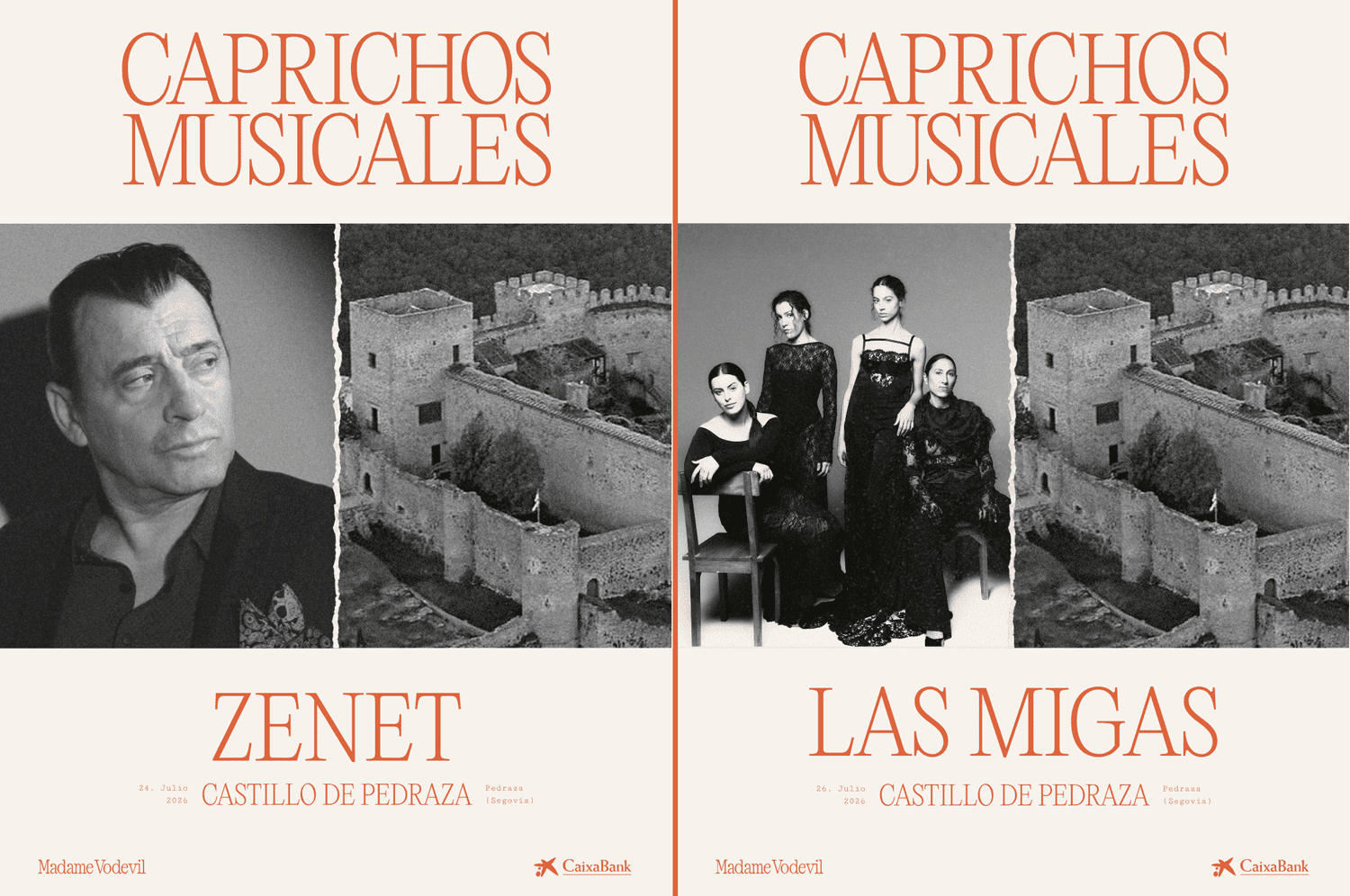 ZENET Y LAS MIGAS PROTAGONIZAN EL FIN DE SEMANA MÁS EXCLUSIVO DE “CAPRICHOS MUSICALES 2026” EN EL CASTILLO DE PEDRAZA