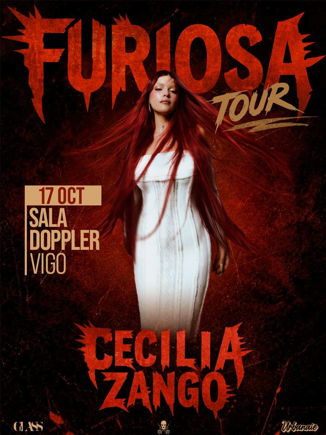 CECILIA ZANGO LLEVA EL FURIOSA TOUR A LA SALA DOPPLER DE VIGO EL SÁBADO 17 DE OCTUBRE