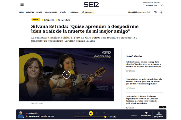 5.silvanaestrada_cadenaser2025 5.silvanaestrada_cadenaser2025